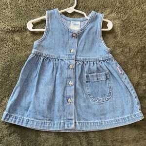 Vintage Baby B’gosh Blue Denim Dress